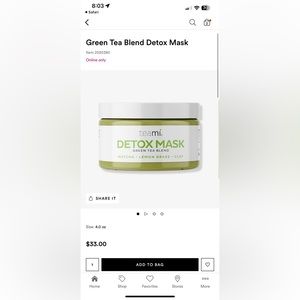 Teami Detox mask
